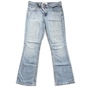 2007 Levi Strauss Signature Womens Mid Rise Boot Cut Jeans Light Denim Y2K Sz 10